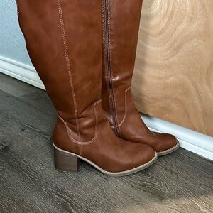 Women's Brown Knee-High Boots